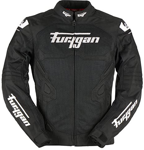 Furygan Veste de moto homme ATOM VENTED EVO - Protection avancée des épaules et des coudes D3O - Respirante - Manches réglables - Tailles différentes