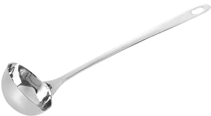 Cabilock Löffel Mit Ausguss Suppenkellen Schöpfkelle Mit Wasserlöffel Schöpfkelle Aus Edelstahl Unzen Schöpfkelle Suppenlöffel Servierkelle Portionskelle Metall Kochutensilien 201 Edelstahl