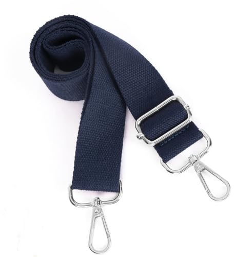 Iridsmole Wide Shoulder Bags Strap 3.8cm, Bag Strap Navy, Adjustable Replacement Cross Body Bag Strap with Metal Swivel Hooks, Straps for Handbags Shoulder Crossbody Bags Messenger