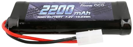 Gens ace 7,2V RC Batterie NiMH Akku 6S 2200mAh mit TMY Stecker für LKW RC Auto Flugzeug Hubschrauber Boot LKW Auto