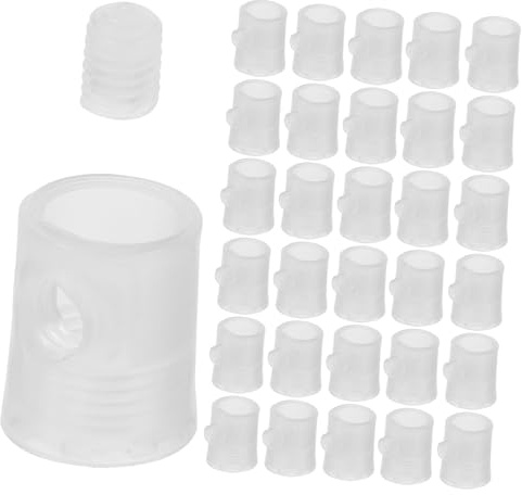 ANDRESLAD 50pezzi Morsetti Per Cavi in Plastica Per Connessioni Elettriche Domestiche Bloccacavi Filettati Adatti Per Lampade Sospensione e Illuminazione Retrò
