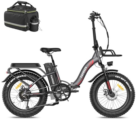 Fafrees E Bike für Männer Frauen, 20 Zoll Elektrofahrrad Faltrad mit 48 V 22.5 Ah herausnehmbarem Akku, 4.0 Fat Tyre Mountain E-Bike mit 7S Gängen, F20 Max