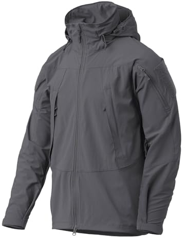 Helikon-Tex TROOPER jacka MK2 regnjacka med huva, skugga grå, XL