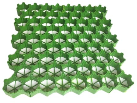 Pavés de Trottoir extérieurs, grilles de stabilisation de Gravier, for Le renforcement du Sol des chemins, des Bases de hangars et des allées for véhicules légers(Style 1,5cm-20 Pieces)