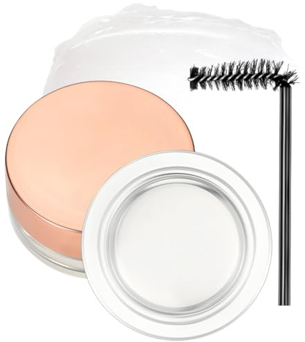 Gel per Modellare le Sopracciglia Trasparente, Eyebrow Wax Impermeabile a Lunga Durata con Spazzola, Sapone Gel per Sopracciglia Naturali e Styling Effetto Laminazione