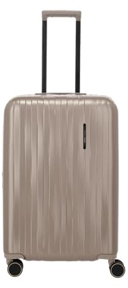 Travelite Hartschalenkoffer Barbara Novelty M, 43x65x27/31 cm, 68/75 L, 3,6 kg, erweiterbarer Reisekoffer mit TSA-Schloss, leise Doppelrollen