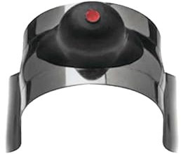 tecuro - 583563 - Rohrclip Ø 28 mm mit Gummipuffer - edelstahl poliert