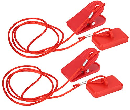 Universal-Laufband-Magnet-Sicherheitsschloss, 2-teiliges Laufband-Sicherheitsschalter-Schloss-Magnetschlüssel, Universelles Zubehör, Rechteckiger Clip, Laufband-Sicherheitsschalter, Trainingsgerät-Bef
