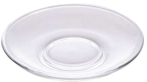 BESTonZON Platillos De Cristal Transparente Platillos De Cristal Turco Platos De Té para Servir Galletas Aperitivos Frutas Café Y Tazas De Té Idea De Inauguración De La Casa 8 5 Cm