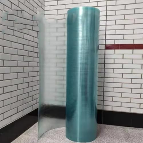YHKJLYH Polycarbonat-Dachplatte, leichte, durchsichtige Kunststoffplatte, durchsichtige Pergola-Überdachung, leicht zu schneiden und zu biegen, wasserdichte Platten (Farbe: 0,8 mm, Größe: 1 x 6 m)