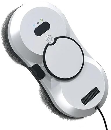 Robot Rondella di vetro, Robot Lava Vetro, Robot Pulitore Vetro, Navigazione Intelligente, Sistema Di Sicurezza, Con Telecomandato, 3 Modalità di Pulizia, Automatico/Manuale
