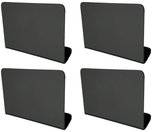 OFFSCH Mini-kreidetafel-anzeigetafeln 4er-pack Acryl-zeitplantafeln Für Café Restaurant Party Lebensmitteletiketten