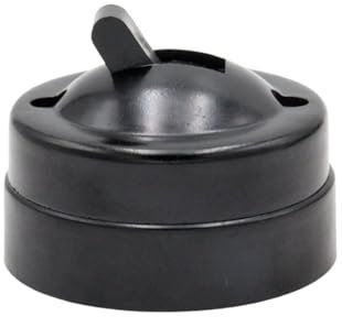 Interruptor de palanca de 250V CA, interruptor de pared Vintage, interruptor de vaso, Control único, interruptor de lámpara de encendido/apagado de Moda Antigua(10 pieces)