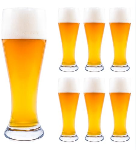 Befestigungstechnik Ingenieurbüro Becker 2-6x Weizenbiergläser Plastik Kunststoff 0,5 Liter bruchsicher Spülmaschine unzerbrechlich Bierglas (2)