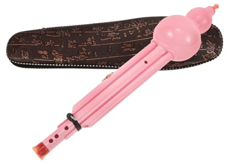 Sopranblockflöte aus Abs mit Sieben Löchern, Rosa für Anfänger und Schüler | Modernes, Niedliches Design, Robuste Ausführung, Präziser Klang, Inklusive Etui, für Musikübung und Zuhause