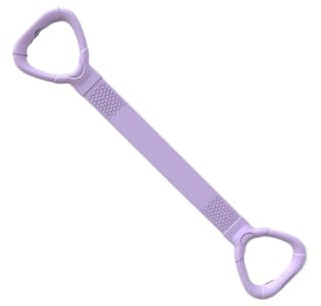 8 Bandes de résistance Bande de résistance multifonctionnelle en Forme 8 for Un entraînement Complet du Corps - Sangle Fitness élastique TPE for Le renforcement Musculaire, Yoga et Pilates(Purple)