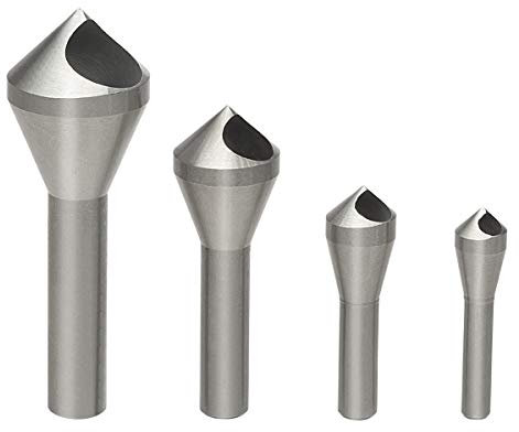 OCGIG 4tlg HHS(4241) Senker Countersink Kegelsenker Satz Titanium Beschichtet Entgratwerkzeug Set Metall Holz Bohrer