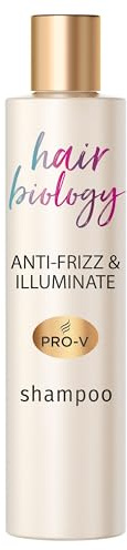 Hair Biology Hair Biology Hair Biology schampo, anti-frizz och illuminat, 250 ml, för ostyrigt eller torrt och färgat hår, klimakteriet, hårvård