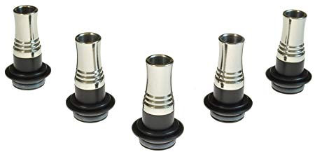 Armerah Anti Spit Back 3 in 1 810 510 Drip Tip eCig Mouthpiece Tall/Medium POM 5 Pack