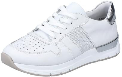 Rieker dam 58921 halvskor med snörning, vit, 37 EU, Vit, 37 EU