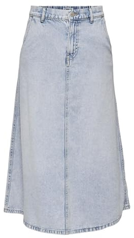 ONLY Female Jeansrock ONLMINDY Denim Langer Rock