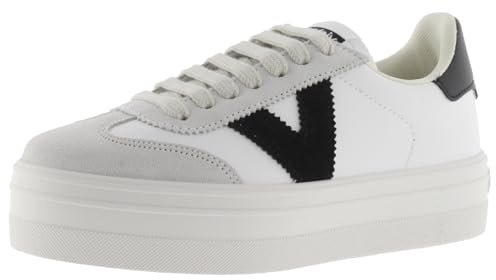 victoria Zapatillas Barcelona Ciclista 1092173 | Efecto Piel & Plataforma & Piezas Color & Serraje para Mujer
