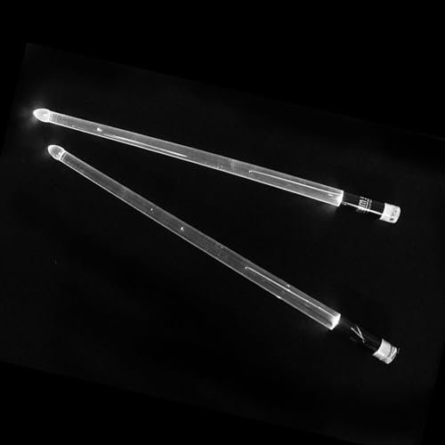 Vllentin Hell leuchtende Drumsticks,Leuchtende Trommelstöcke,Leucht Schlagzeug Sticks,Mattierter Wassertropfen-Hammerkopf,Personalisierte elektronische Drumsticks für Erwachsene und Jugendliche.