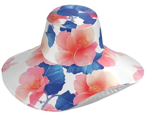 Cartoon Begonia White Foldable Sun Visor hat for Women for Travel Decorative Beach Sun Hats for Men Sunproof gorros para el sol, Cartoon Begonia White, One size