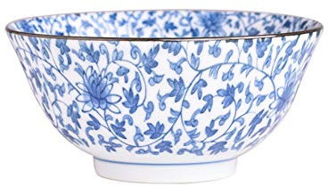 Cuenco Grande de cerámica japonés para Servir, Platos de cerámica para Servir, ensaladera Blanca pequeña, tazón para Sopa, Ramen, Aperitivos, Fiestas, Comida, Cereales y Fideos.