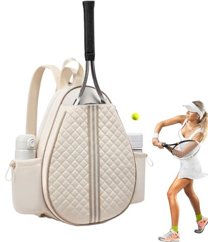Tennis Backpack for Women - Waterproof Womens Tennis Bag,Multifunctional Racquet Storage for Gym Beach Waist Travel Kids Junior Sports
