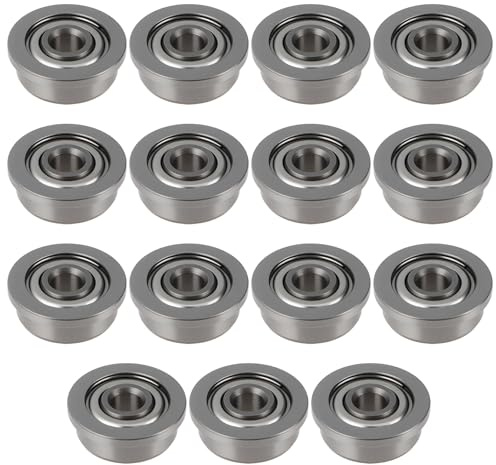 SG Store 15 Pezzi Di Cuscinetto A Sfere Flangiato F623 F623ZZ Per Modellismo Modelli Telecomandati Stampanti 3D 3x10x4 Mm