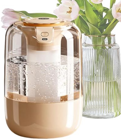 Tewzafiya Humidificador de aire – 3 niveles de pantalla digital, humidificador ultrasónico para aire para dormitorio | para salón, habitación grande del niño, plantas, oficina doméstica, apartamento