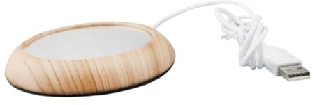 Baluue Chauffe-Tasse USB Chauffe-mug Électrique Maintient Café Chaud Socle de Bureau Antidérapant