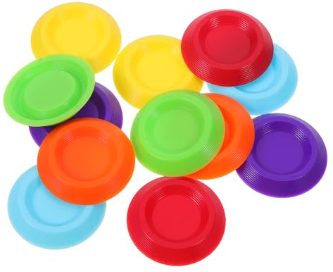 GLEAVI Ciotole per Cibo per Insetti in Plastica 12 Pezzi, Contenitori Resistenti per Alimentazione di Piccoli Animali in Terrario, Adatte per Grilli e Scarafaggi, Uso Colore Casuale