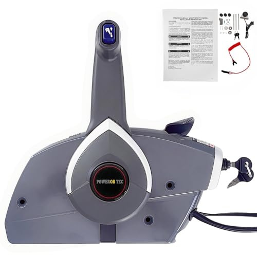Marine remote control box 5006180 with key switch suitable for Evinrude Johnson OMC BPR outboard engine side mounted Push to open