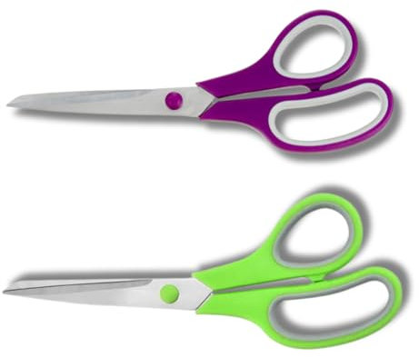 YARANY Ciseaux de Cuisine Multiusage en Acier Inoxydable avec Poignées Souples - Lot de 2