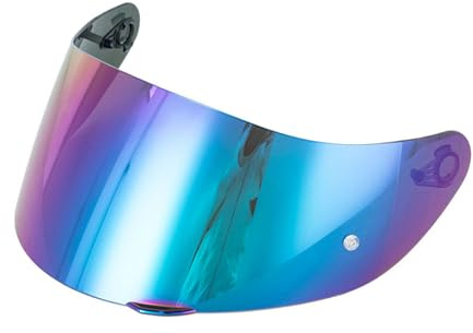 Motorcykelhjälm visir kompatibel med Agv K1 K3SV K5-visir, hjälmvisir med anti-dimfilm, hjälmvisir med anti-dimma nagelfäste (mer färgad)