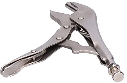 Strumento di Serraggio per Tubi in Rame, Pinza per Pizzicare la Forte con Molla di Tensione, Impugnatura Regolabile e Plettro di Ripristino, per Sigillare Tubi Metallici