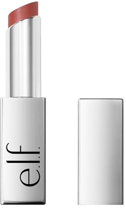 e.l.f. Glow Reviver Slipstick, Tinted Lip Oil Stick, Non-Sticky & Hydrating for a Soft-Shine Finish, Vegan & Cruelty-Free, Mauve Mentality