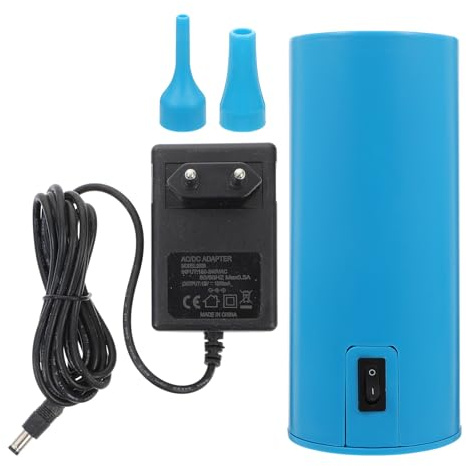 KICHOUSE Bomba de Aire Eléctrica Portátil para Globos Enchufe Europeo Ac220, Inflador Multiusos Abs para Fiestas, Rápida y Segura, Adecuado para Bodas y Eventos