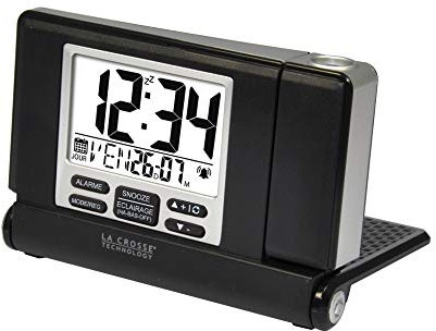 La Crosse Technology Despertador de Viaje con proyección