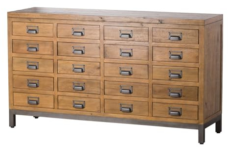 Hill 1975 The Draftsman Collection 20 Drawer Merchant Chest, Wood, One, 19529