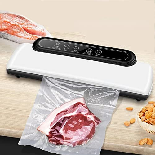 Vacuum Sealers, Seal A Meal Vacuum Sealer Machine, Food Saver Automatic Food Preservation Machine with 10PCS Vacuum Bags Starter Kit, Compact Sous Vide Vacuum Sealer Dry Moist Food Modes