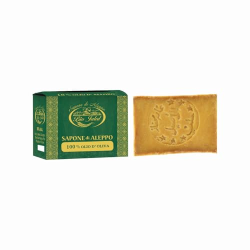 sapone di aleppo con olio d'oliva puro al 100% 1 saponetta da 200 gr sapone da doccia mani corpo prodotto artigianale in Turchia