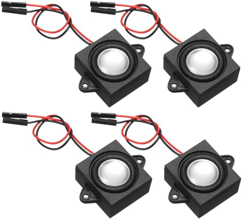 QUARKZMAN 2Stk 3 Watt 4 Ohm Einzel Mini Lautsprecher Full-Range | Mobile Portable Werbemaschine Lautsprecher Anschluss Trennschnittstelle für kleine elektronische Projekte