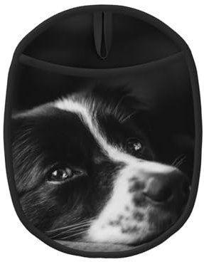 Chiot Border Collie, Maniques, maniques résistantes à la Chaleur, maniques de Cuisine en Silicone antidérapantes