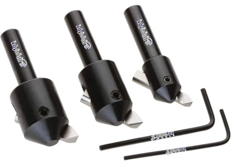 3-Piece Fly Cutter Set with High-Speed Steel Round Toolbit – 3/8 Shank for Machining & Milling | Steel Material | Hard and Ground |