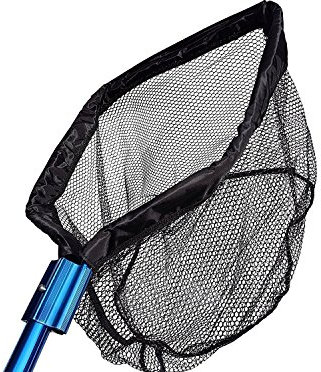 PondH2o Heavy Duty Pond Net 40cm Head Size With 3 Metre Telescopic Pole Built To Last For All Water Garden Jobs, Designed for Pond Professionals Koi Fish or Debris Skimming Net