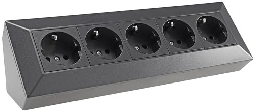 Bloc multiprise anthracite