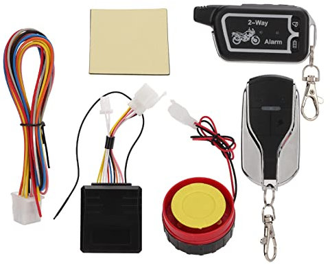 Remote Start System Two Way Vibration Sound Alert Motorcycle 2 Way Alarm System Motorbike Silent Mode